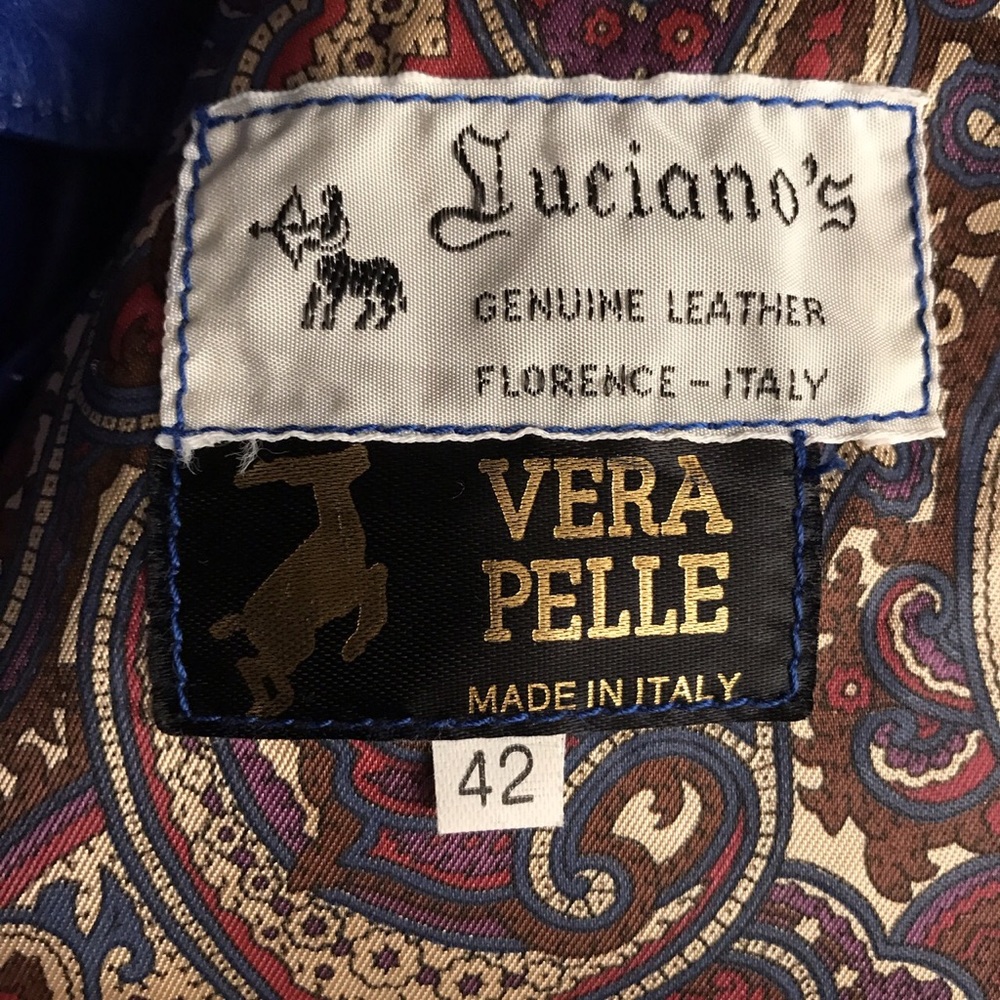 ❌SOLD❌ 1970’s Italian leather jacket by LUCIANO’S - Picture 4 of 8